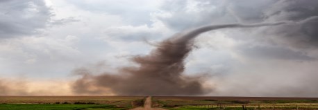 Tornado with thunderstorm