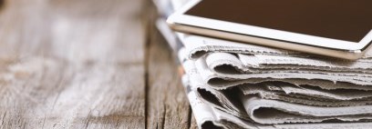 stack of newspapers